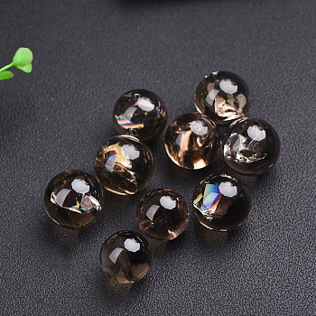 Natural Smoky Quartz Crystal Ball Display Decorations, Reiki Energy Stone Sphere, Feng Shui Ornaments, 25~30mm