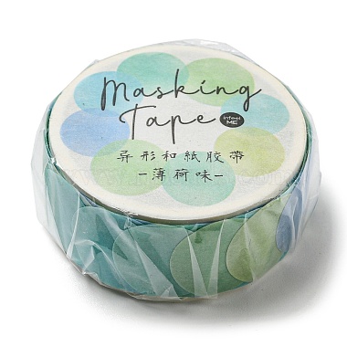 丸い粘着装飾紙テープ(DIY-M052-01H)-3