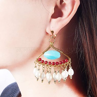 Brass Clip-on Earring Findings and Plastic Ear Clip Pad(DIY-PH0018-02)-6