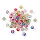 Brins de perles de verre peintes à la bombe givrée(GLAA-TA0003-10)-5