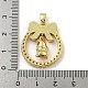 Christmas Brass Micro Pave Cubic Zirconia Pendant(KK-H468-01E-02G)-3