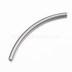 Tarnish Resistant 304 Stainless Steel Tube Beads, Stainless Steel Color, 50x3mm, Hole: 2mm(STAS-G137-39P)