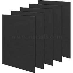 Foamed PVC Mould Plates, Rectangle, Sand Table Model Material Supplies, Black, 200x300x3mm(DIY-BC0004-67C)