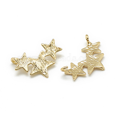 Real Gold Plated Star Brass Links