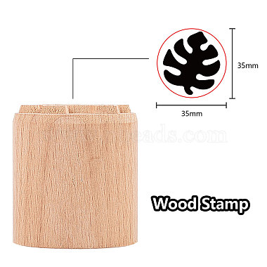 деревянная восковая печать(AJEW-WH0122-018)-2