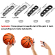 4Pcs 4 Style Silicone Basketball Shot Corrector(AJEW-FH0002-01)-2
