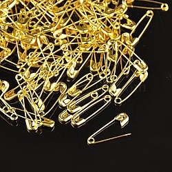 Golden Metal Color Iron Safety Pins, 20x5x1.5mm(X-NEED-D001-2)