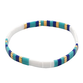 Rainbow Bohemian Style Original Design Fashion Tila Beaded Bracelet for Women.