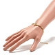 304 bracelet chaîne figaro acier inoxydable avec fermoir toggie pour femme(BJEW-JB07690)-3