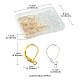 50Pcs 2 Color Brass Leverback Earring Findings(KK-YW0002-07)-3