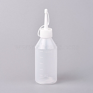 Plastic Glue Bottles, Squeeze Bottles, White, 14.8cm, Capacity: 100ml(DIY-WH0079-43)