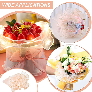 Wrinkled Wavy Gauze Yarn Flower Bouquets Wrapping Packaging(DIY-WH0039-430B)-6