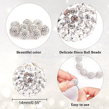 Pave Disco Ball Beads(RB-Q195-14mm-001)-3