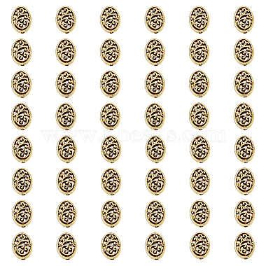 Oval Alloy Beads