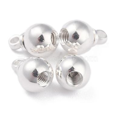 925 Sterling Silver Plated Brass Bead Cap Bails