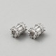 Brass Micro Pave Clear Cubic Zirconia Beads(KK-TAC0017-07P)-2
