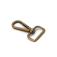 Alloy Swivel Clasps, Swivel Snap Hook, Antique Bronze, 58x32mm(PW-WG55023-16)