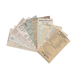 Scrapbook Paper Pad, for DIY Album Scrapbook, Greeting Card, Background Paper, Diary Decorative, Giant Feast, 9.1x5cm, 30pcs/bag(DIY-H129-A07)