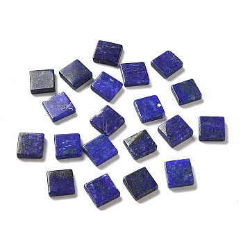 Natural Lapis Lazuli Cabochons, Square, 9.5~10x9~10x3mm