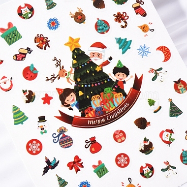 Christmas Nail Stickers Decals(MRMJ-R128-SD-M)-8