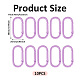 10Pcs Alloy Spring Gate Rings(FIND-TA0009-25E)-3