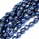 Dyed Natural Cultured Freshwater Pearl Beads Strands(PEAR-L021-15G-01)-1