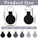 30Pcs 3 Colors Polyester Keychains(KEYC-SP0001-62)-2