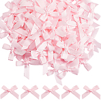 200Pcs Handmade Polyester Costume Accessories, Bowknot, Pink, 40x40mm, 200pcs/set(DIY-SP0004-86A-04)