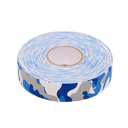 Bockey Masking Tape, Adhesive Tape Textured Polyester, for Bockey Packaging, Blue, 91~100.5x24.5~25mm, about 27.34Yards(25m)/roll(AJEW-WH0241-43C)