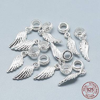 27mm Wing Sterling Silver Dangle Beads