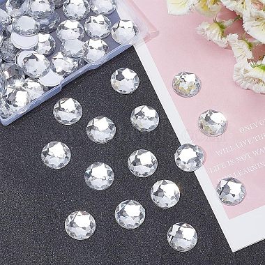 Fingerinspire 1 Box 60Pcs Self-Adhesive Acrylic Rhinestone Stickers(DIY-FG0001-84B)-6