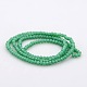 Imitation Jade Glass Faceted Rondelle Beads Strands(GLAA-A024A-08)-2