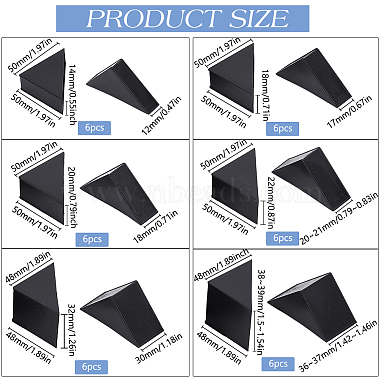 36pcs 6 Styles PP Triangle Corner Protector(FIND-BC0004-98B)-2