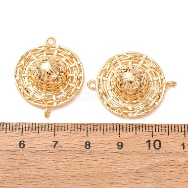 Brass Straw Hat Links Connector Charms(CU-K002-24G)-2