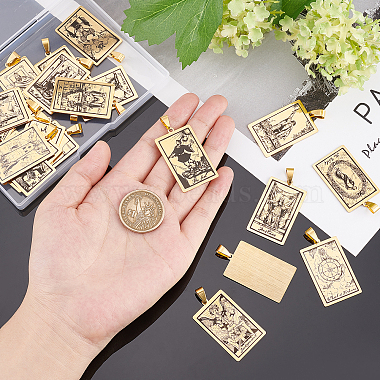 201 Stainless Steel Pendants(STAS-DC0009-60)-3