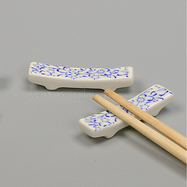 4Pcs Blue & White Porcelain Chopstick Rest(DJEW-LP0001-15)-3