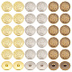 60Pcs 3 Colors ABS Plastic Shank Buttons(BUTT-OC0001-40)-1