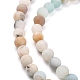 Brins de perles d'amazonite de fleurs naturelles(G-G692-01F-6mm)-2