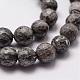 Natural Map Stone/Picasso Stone/Picasso Jasper Beads Strands(G-D840-35-8mm)-3
