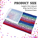 Leopard Print Rainbow Pattern Polycotton Fabric(DIY-WH0028-18B)-2