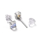 925 Sterling Silver Stud Earrings(EJEW-M202-01)-2