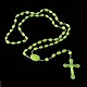 Luminous Plastic Rosary Bead Necklace(RELI-PW0003-05H)-1