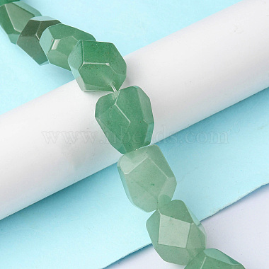 naturelles aventurine verte brins de perles(G-F743-04B)-2