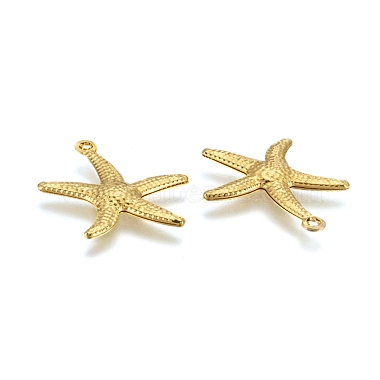 Brass Starfish/Sea Stars Pendants(X-KK-L134-11G)-2