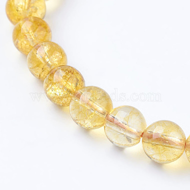 Natural Quartz Crystal Beads Strands(X-G-C076-6mm-6)-3