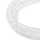 Acrylic Curved Tube Chunky Stretch Bracelet for Women(BJEW-JB08134-01)-4