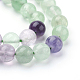 Chapelets de perles en fluorite naturel(G-E112-8mm-18)-3