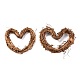Heart Shape Rattan Vine Branch Wreath Hoop(DIY-B022-02A)-1