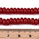 Opaque Solid Color Glass Beads Strands(GLAA-ZX008-6mm-18O)-4