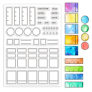 Custom PVC Plastic Clear Stamps, for DIY Scrapbooking, Photo Album Decorative, Cards Making, Mixed Shapes, 160x110x3mm(DIY-WH0448-0677)